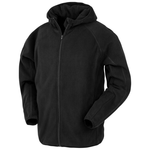 Result Genuine Recycled Hooded Micro Fleece Jacket Thumbnail