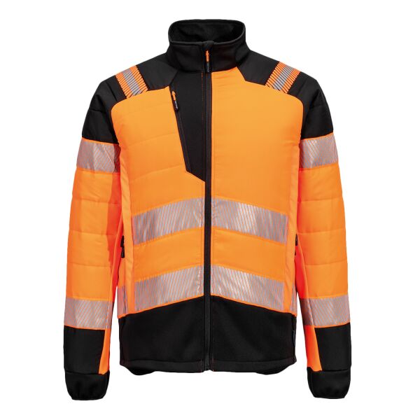 PW3 Hi-vis hybrid baffle jacket (T170) Thumbnail