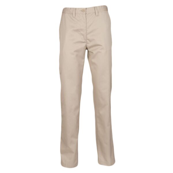 Women's 65/35 flat fronted chino trousers Thumbnail
