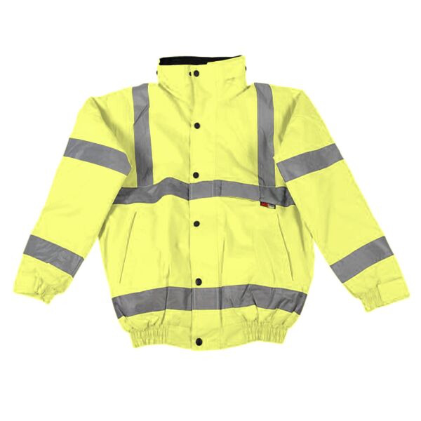 Warrior Hi-Vis Fleece Lined Bomber Jacket Thumbnail